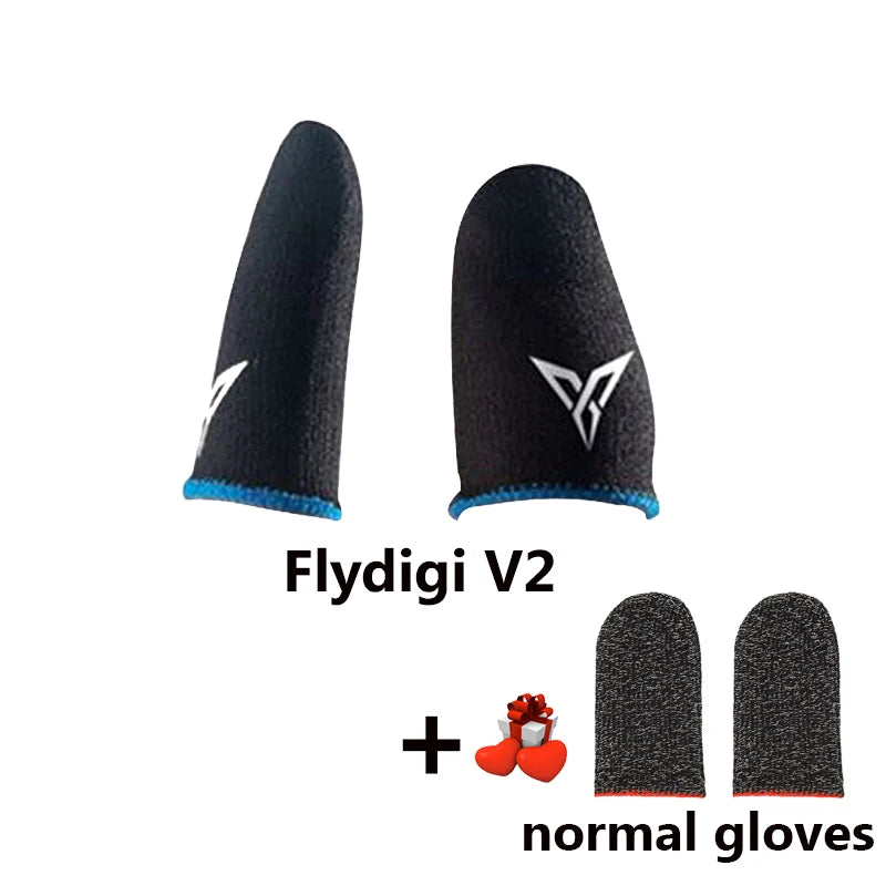 Flydigi Mobile Phone Gaming Sweat-Proof Finger Cover Fingertip Gloves Game  Non-slip Touch Screen Thumb Fingertip Sleeves