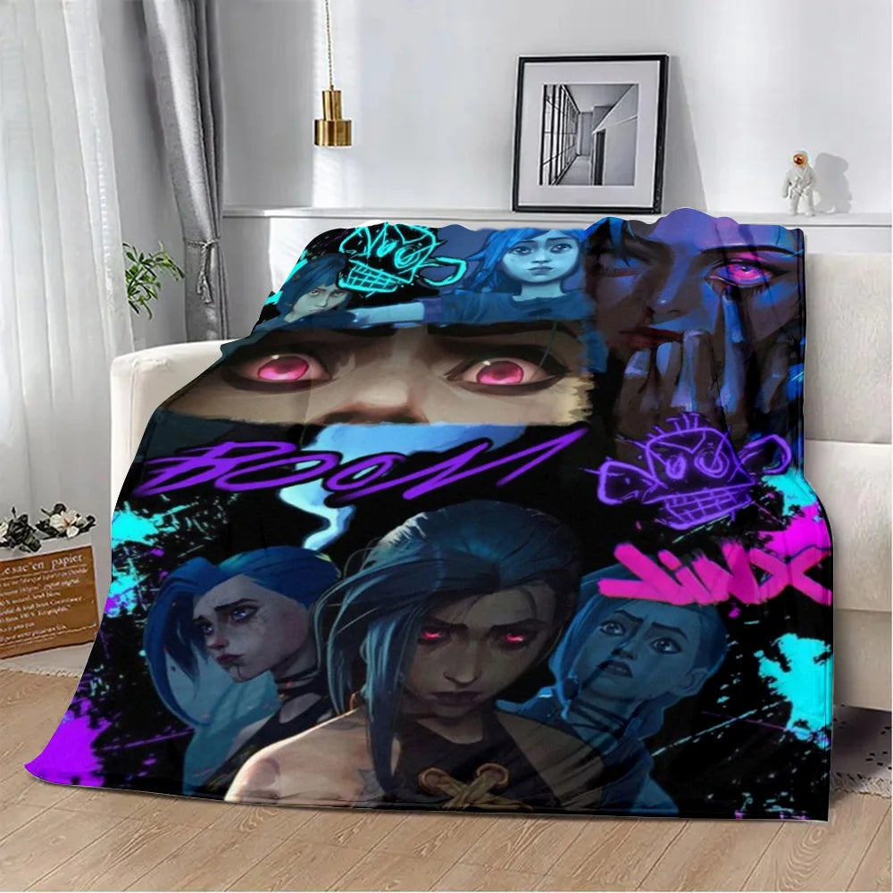 League of Legends Jinx Warm Blankets