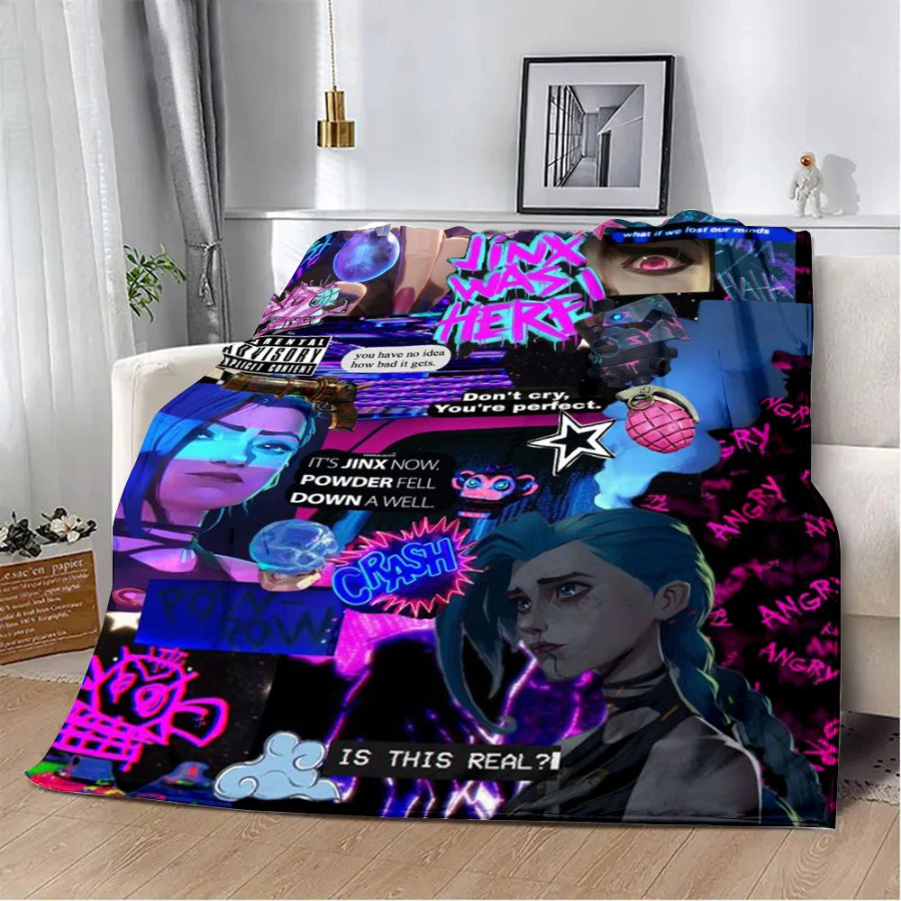 League of Legends Jinx Warm Blankets