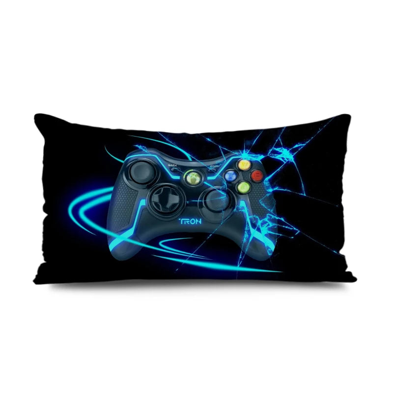 Gamers Home Gaming Hotel Decorative Pillowcase Video Game Party Cushion Cover Color Keyboard