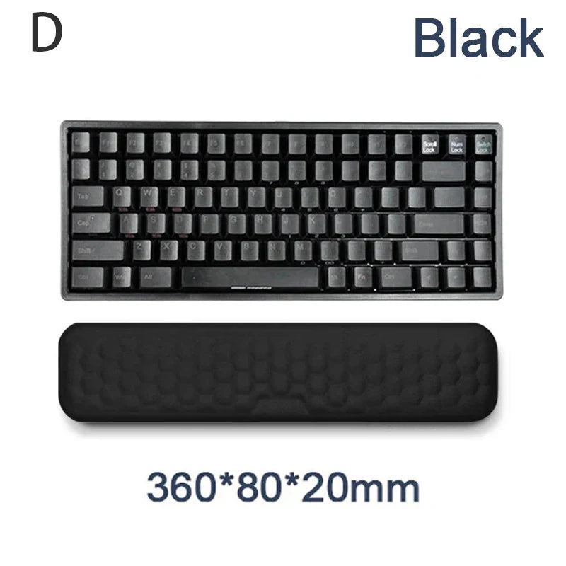 Mouse Pad Keyboard Mouse Wrist Rest Office Typing Protection Relax Wrist Ergonomic Memory Foam Computer Laptop Desk Mat