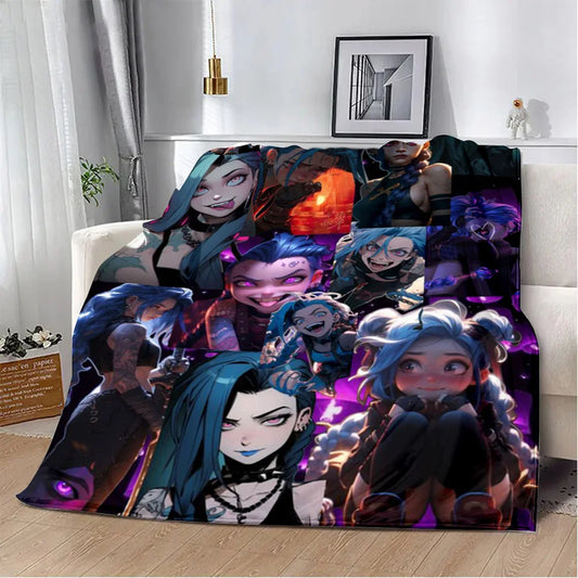 League of Legends Jinx Warm Blankets