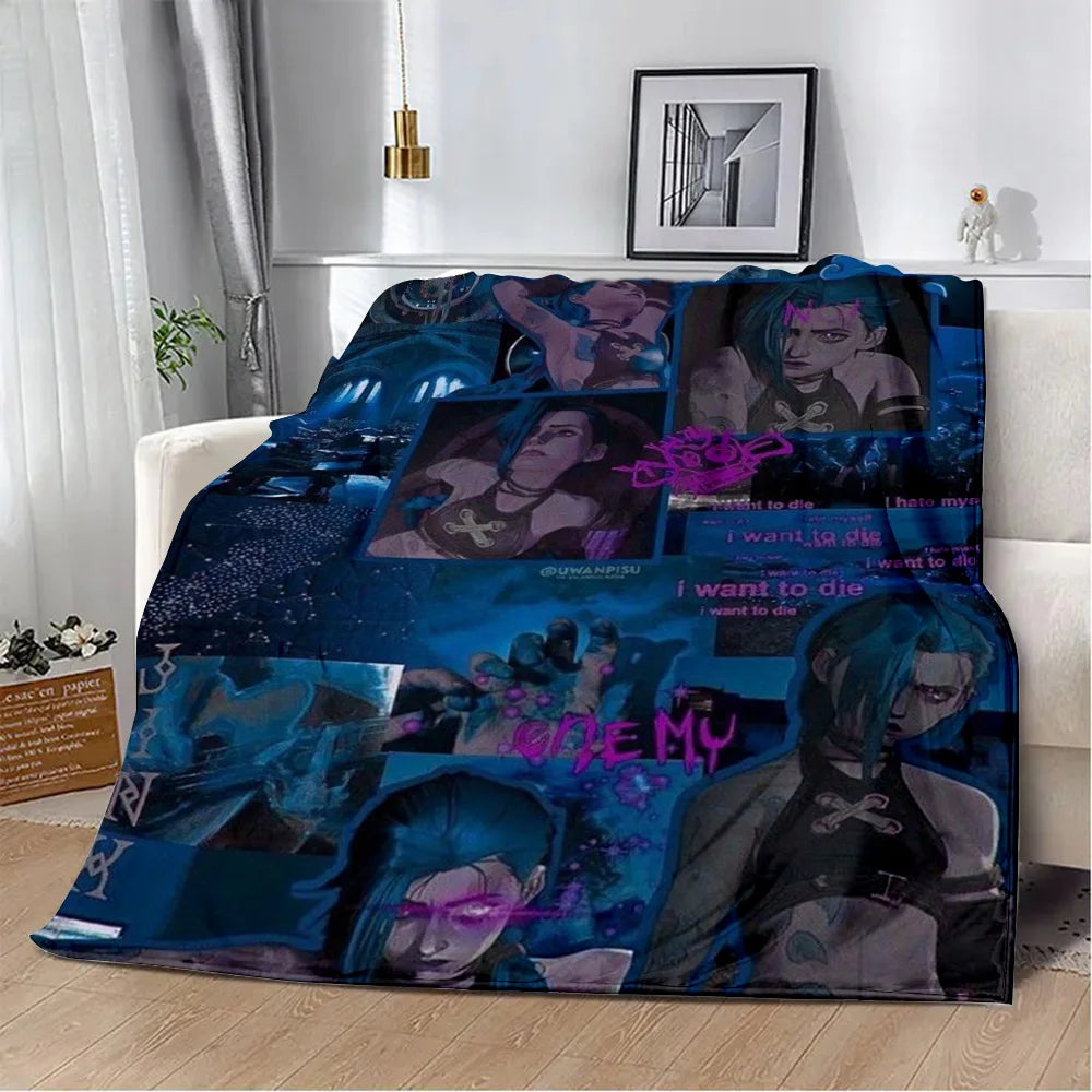 League of Legends Jinx Warm Blankets