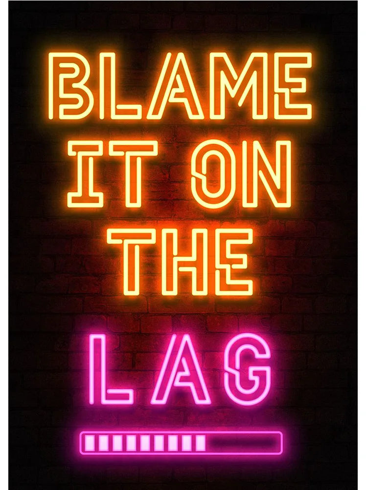 Neon Art Posters