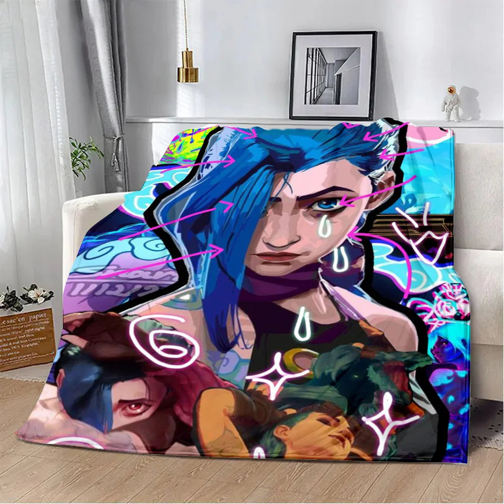 League of Legends Jinx Warm Blankets