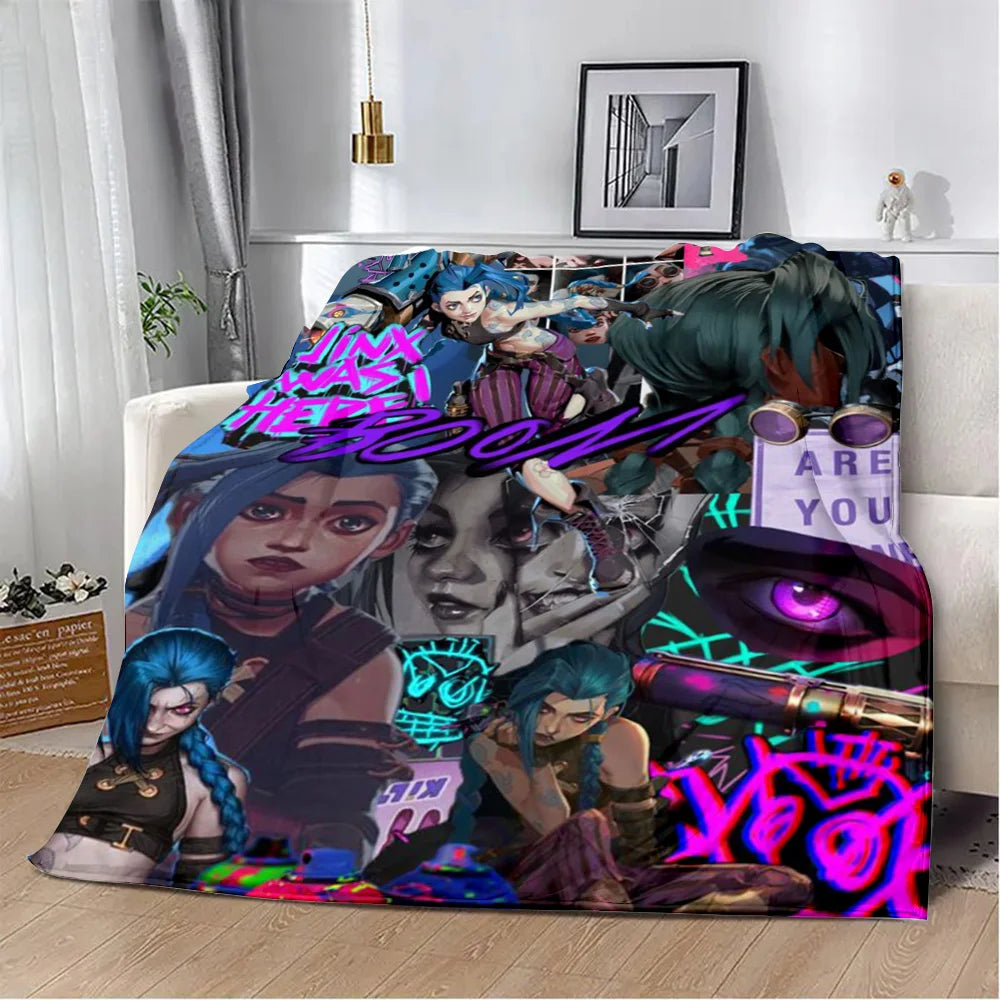 League of Legends Jinx Warm Blankets