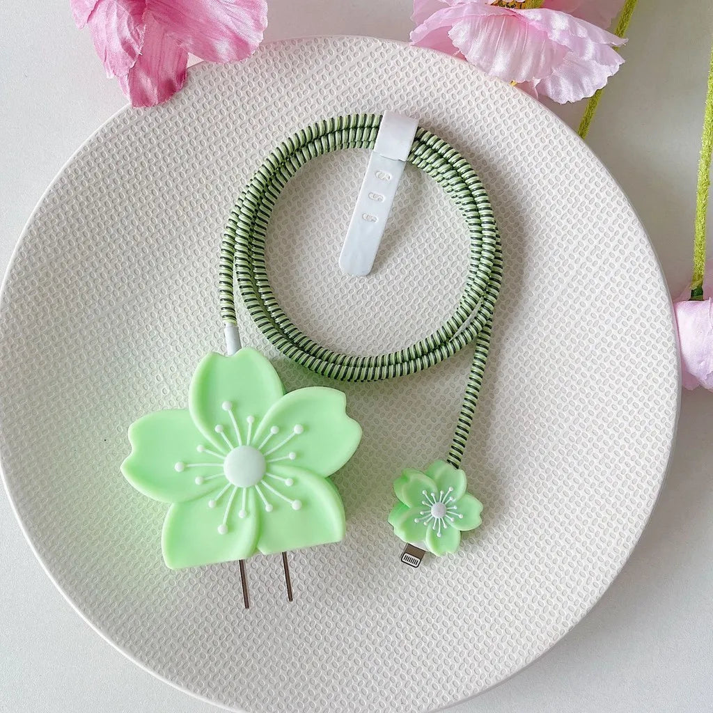 Flower Cable Protector For Iphone