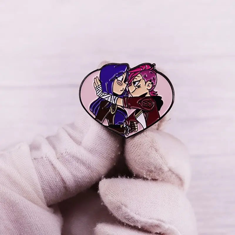 League of Legends Jinx, Vi Metal Pin