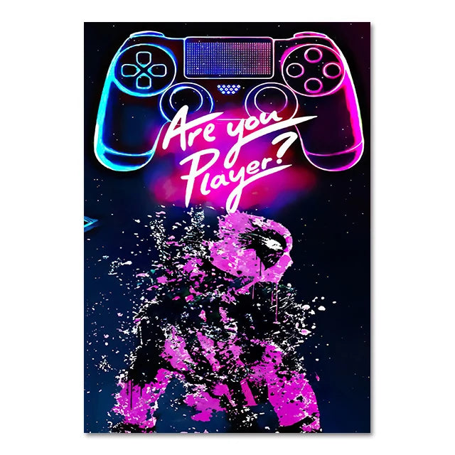 Canvas Posters Gamer Art