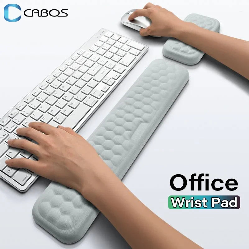 Mouse Pad Keyboard Mouse Wrist Rest Office Typing Protection Relax Wrist Ergonomic Memory Foam Computer Laptop Desk Mat