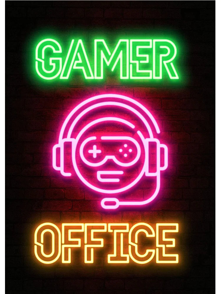 Neon Art Posters