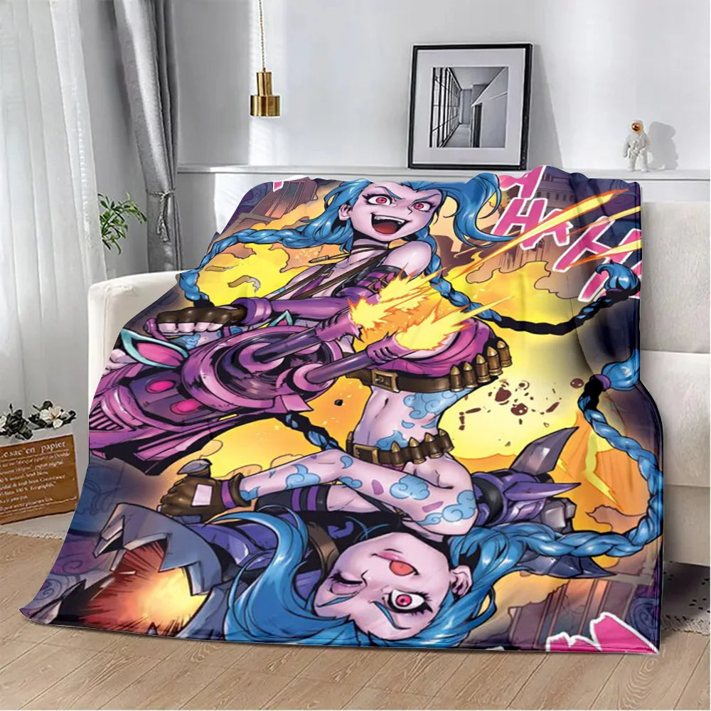 League of Legends Jinx Warm Blankets