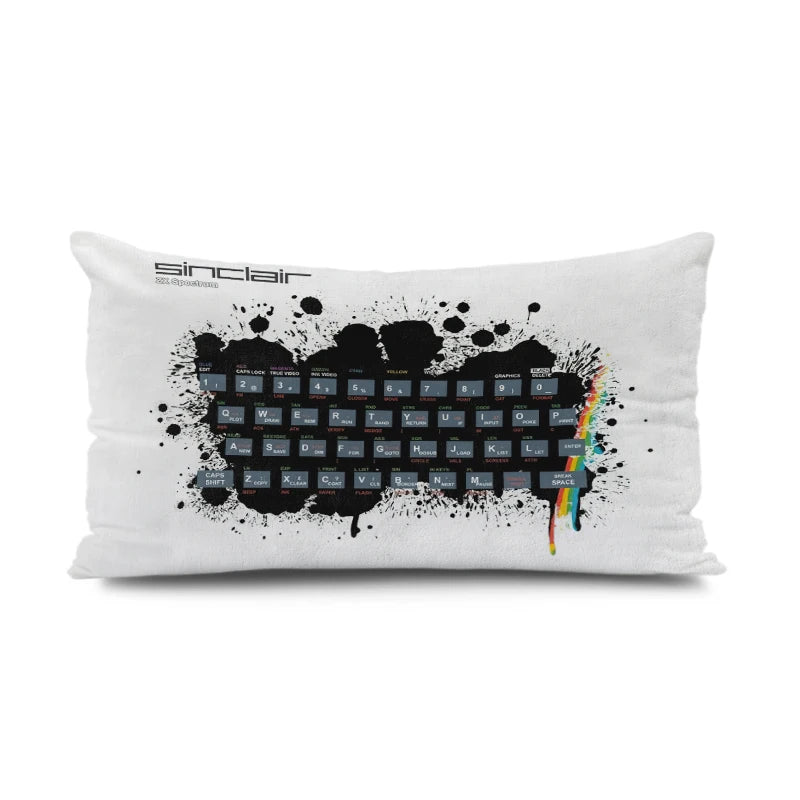 Gamers Home Gaming Hotel Decorative Pillowcase Video Game Party Cushion Cover Color Keyboard