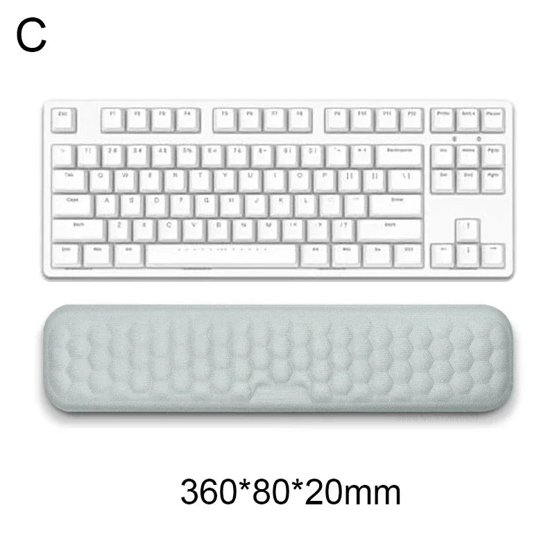 Mouse Pad Keyboard Mouse Wrist Rest Office Typing Protection Relax Wrist Ergonomic Memory Foam Computer Laptop Desk Mat