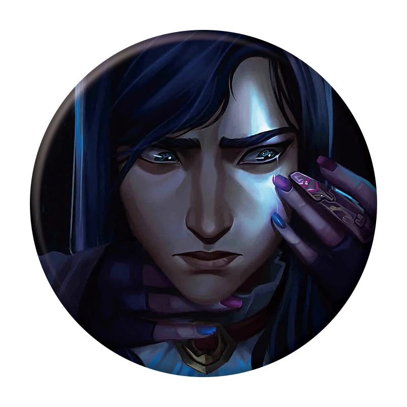 League of Legends Arcane Button Pin