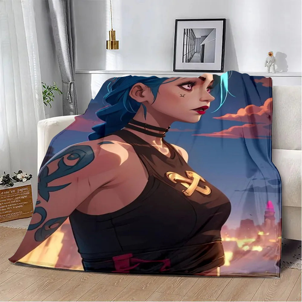 League of Legends Jinx Warm Blankets