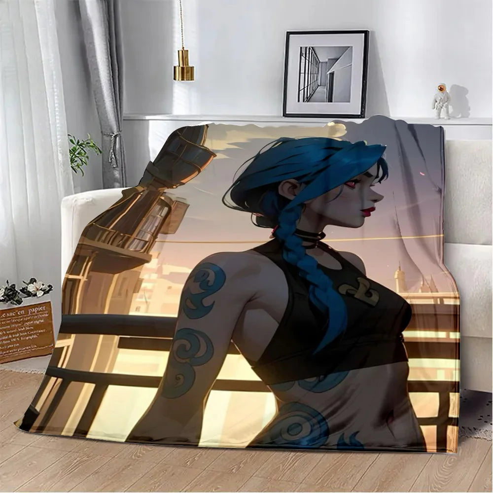 League of Legends Jinx Warm Blankets